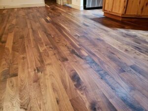 Beautiful hardwood flooring in a Florida home showing natural wood grain and elegant finish