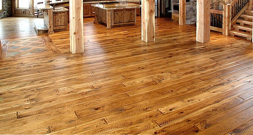 Elegant hardwood flooring in a Florida home showcasing natural wood grains and premium craftsmanship