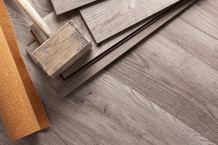 Modern laminate flooring in a budget-conscious Florida home